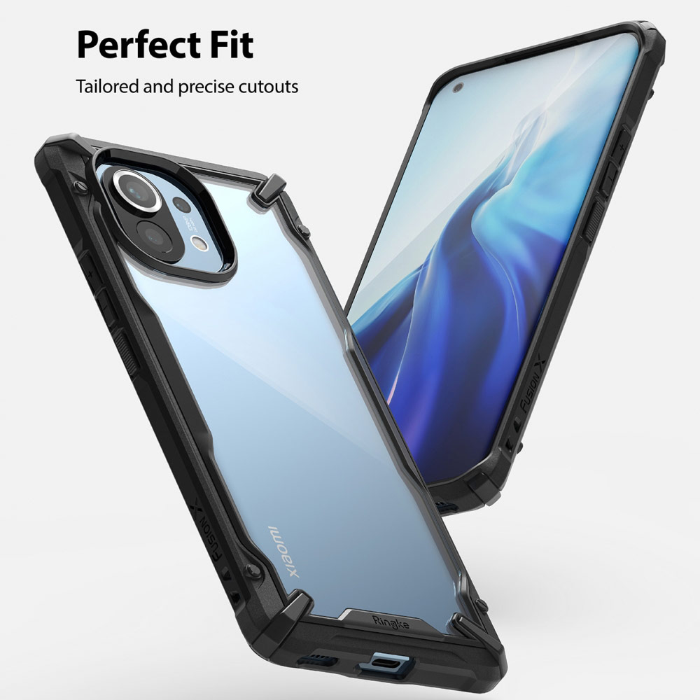 Picture of XiaoMi Mi 11T Case | Ringke Fusion X Drop Protection Case for Xiaomi Mi 11T 11T Pro (Camo Black)