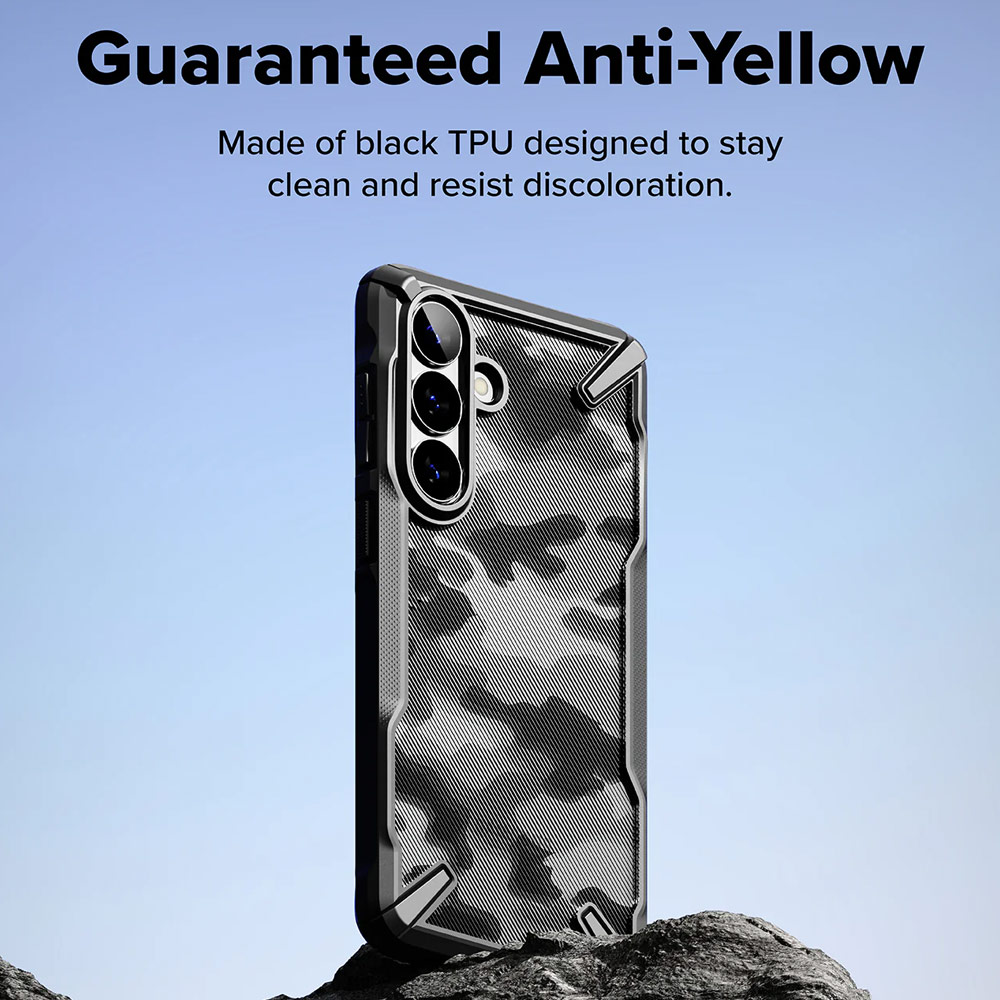 Picture of Samsung Galaxy S26 Case | Ringke Fusion X Rugged Heavy Duty Protection Case for Samsung Galaxy S26 (Camo Black)