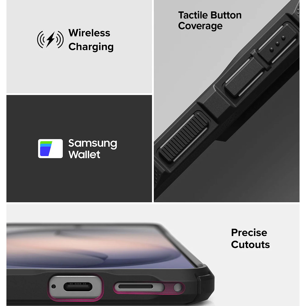 Picture of Samsung Galaxy S26 Case | Ringke Fusion X Rugged Heavy Duty Protection Case for Samsung Galaxy S26 (Camo Black)