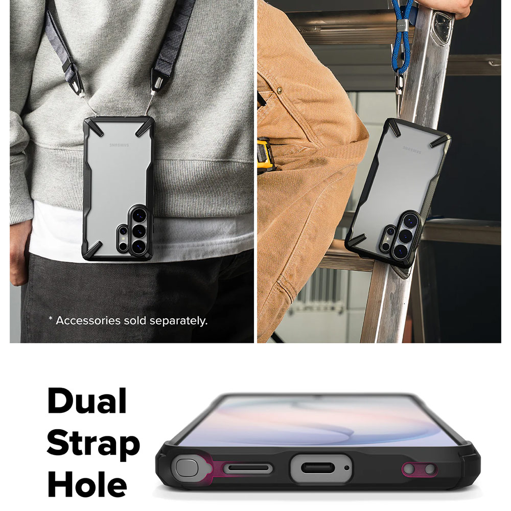 Picture of Samsung Galaxy S26 Ultra Case | Ringke Fusion X Rugged Heavy Duty Protection Case for Samsung Galaxy S26 Ultra (Black)