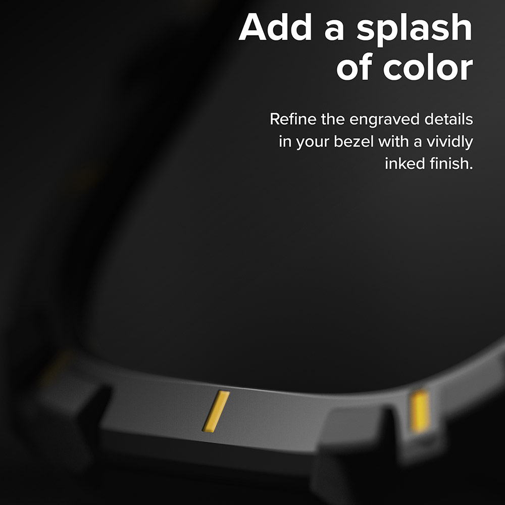 Picture of Apple Watch 49mm Ultra 3 Case | Ringke Fusion X Guard Protection Case Strap Band for Apple Watch Ultra 49mm (Black Yellow Index Wired)