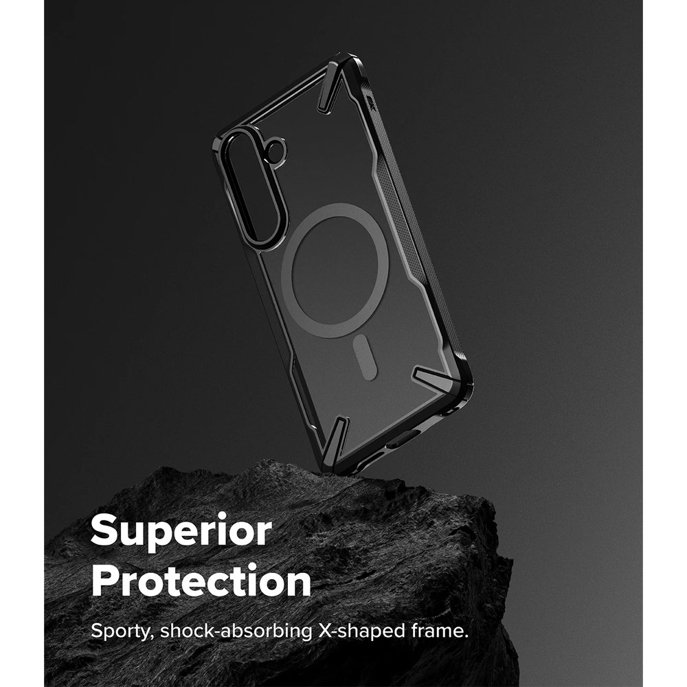 Picture of Samsung Galaxy S26 Plus Case | Ringke Fusion X Magnetic Rugged Heavy Duty Protection Case for Samsung Galaxy S26 Plus (Black)
