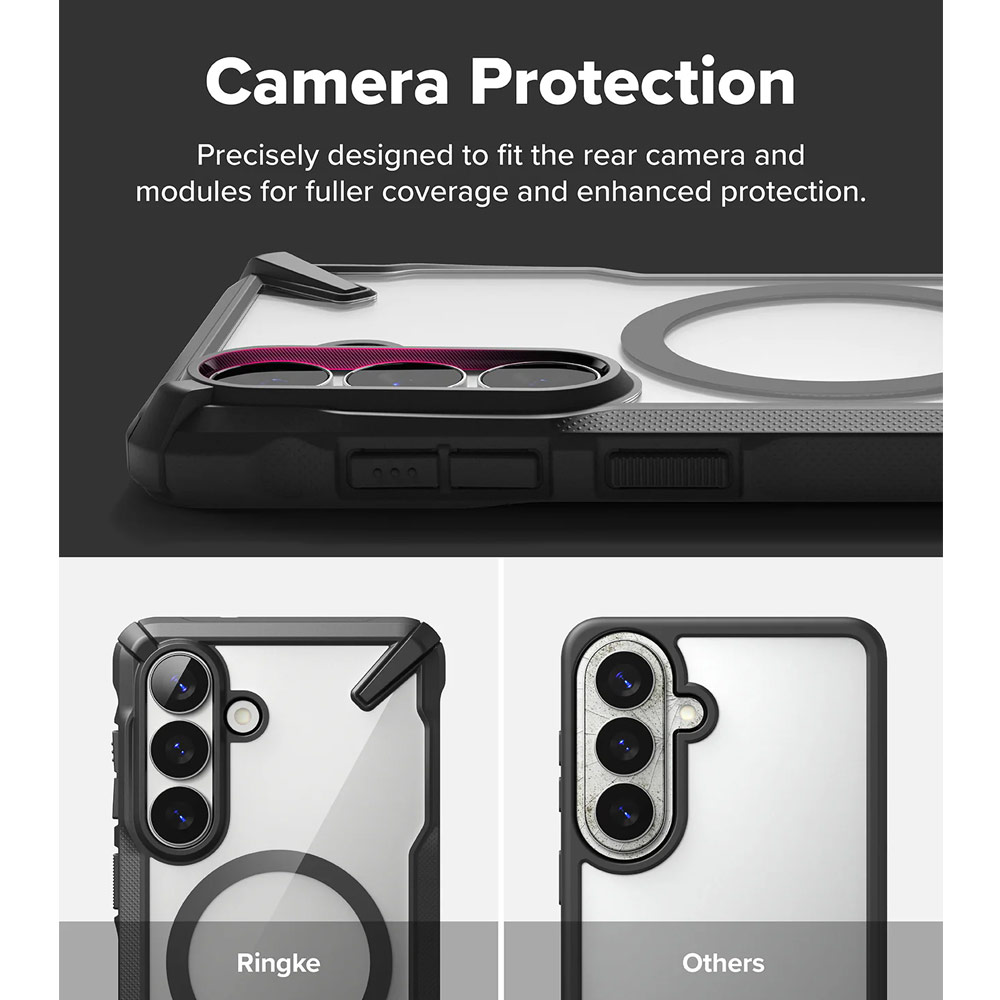 Picture of Samsung Galaxy S26 Plus Case | Ringke Fusion X Magnetic Rugged Heavy Duty Protection Case for Samsung Galaxy S26 Plus (Black)