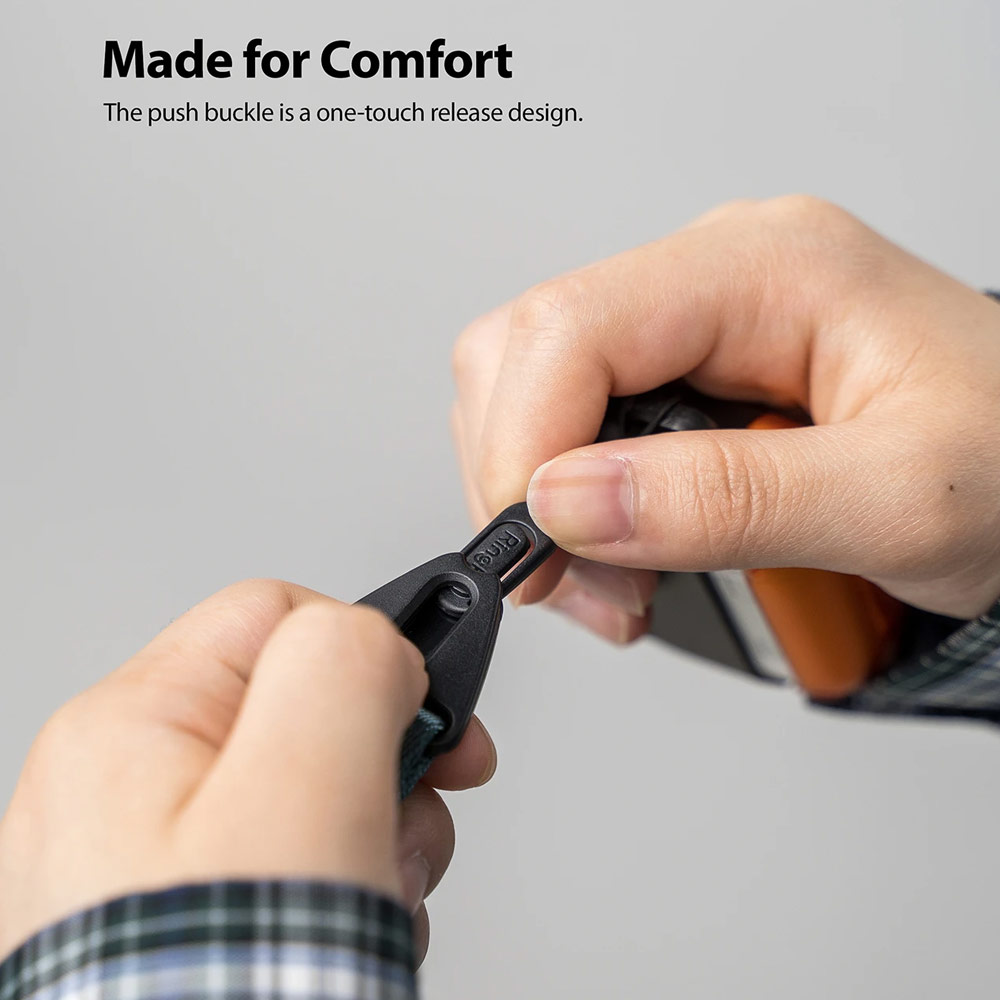 Picture of Ringke Hand Strap Smartphone Case Strap Camera Strap Key Ring Strap Airpods Pro Strap (Lettering Peacock Green)