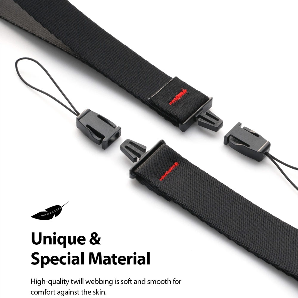 Picture of Ringke Hand Strap Smartphone Case Strap Camera Strap Key Ring Strap Airpods Pro Strap (Black)