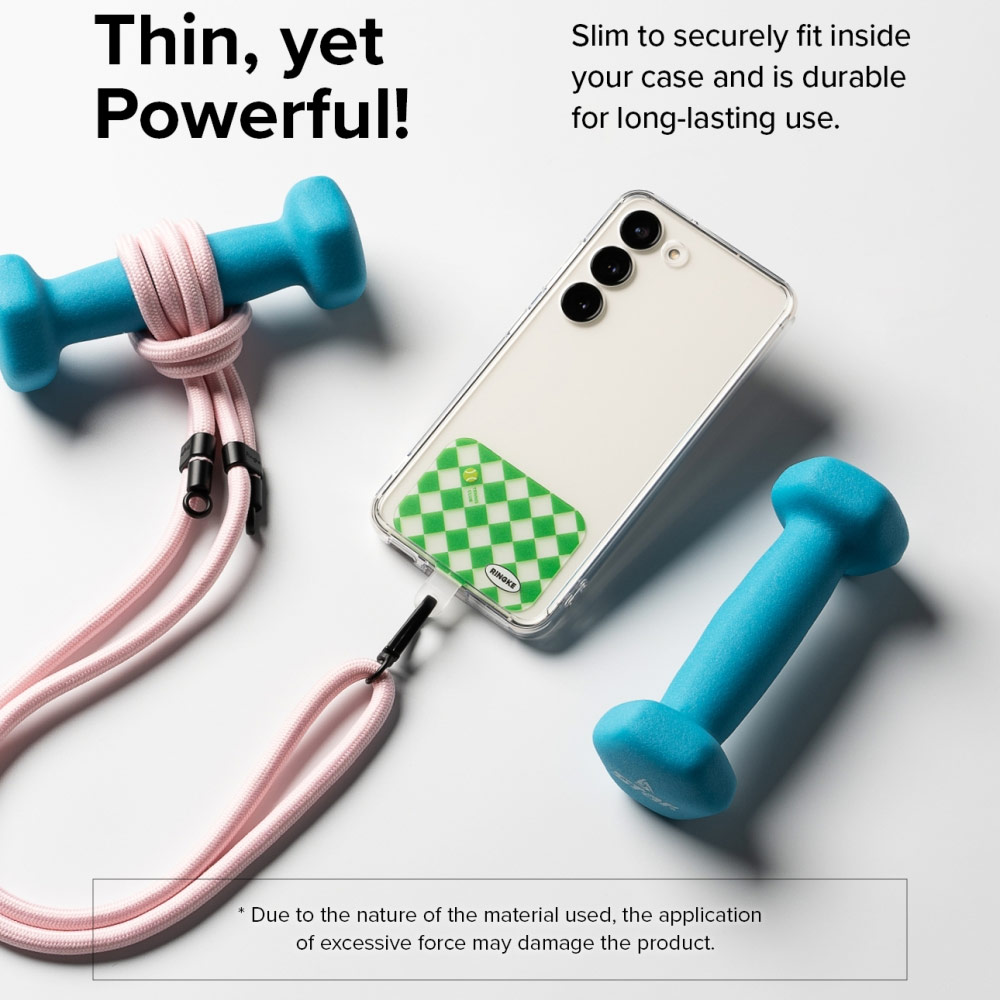 Picture of Ringke Shoulder Strap Design Holder Link Rope for Phone case (Blue Label Design Pink Rope)