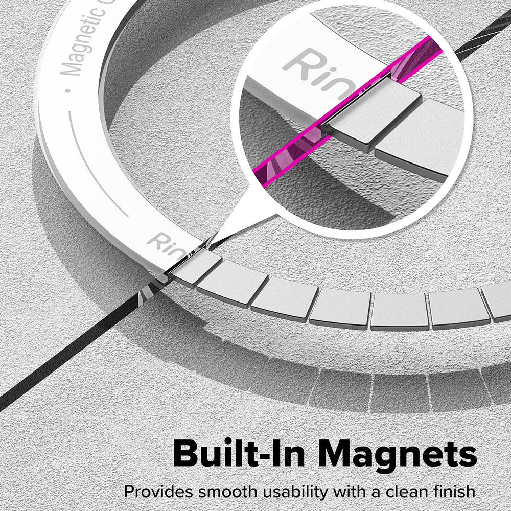 Picture of Samsung Galaxy Z Fold 7 Case | Ringke Fusion Magnetic  Protection Case with Strap Hole for Samsung Galaxy Z Fold 7 (Clear)