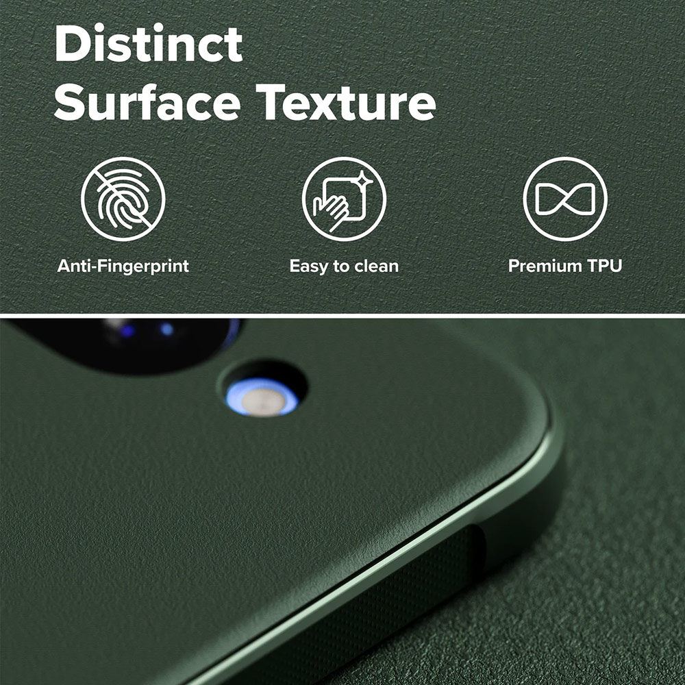 Picture of Google Pixel 10a Case | Ringke Onyx Slim TPU Protection Case for Google Pixel 10a (Dark Green)