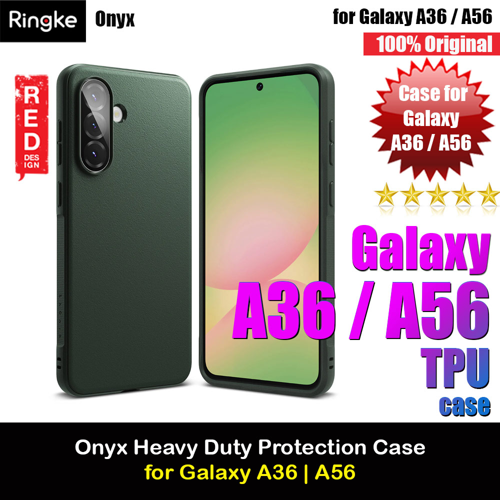 Picture of Ringke Onyx Heavy Duty TPU Drop Protection Case for Samsung Galaxy A36 A56 (Dark Green) Samsung Galaxy A36- Samsung Galaxy A36 Cases, Samsung Galaxy A36 Covers, iPad Cases and a wide selection of Samsung Galaxy A36 Accessories in Malaysia, Sabah, Sarawak and Singapore 