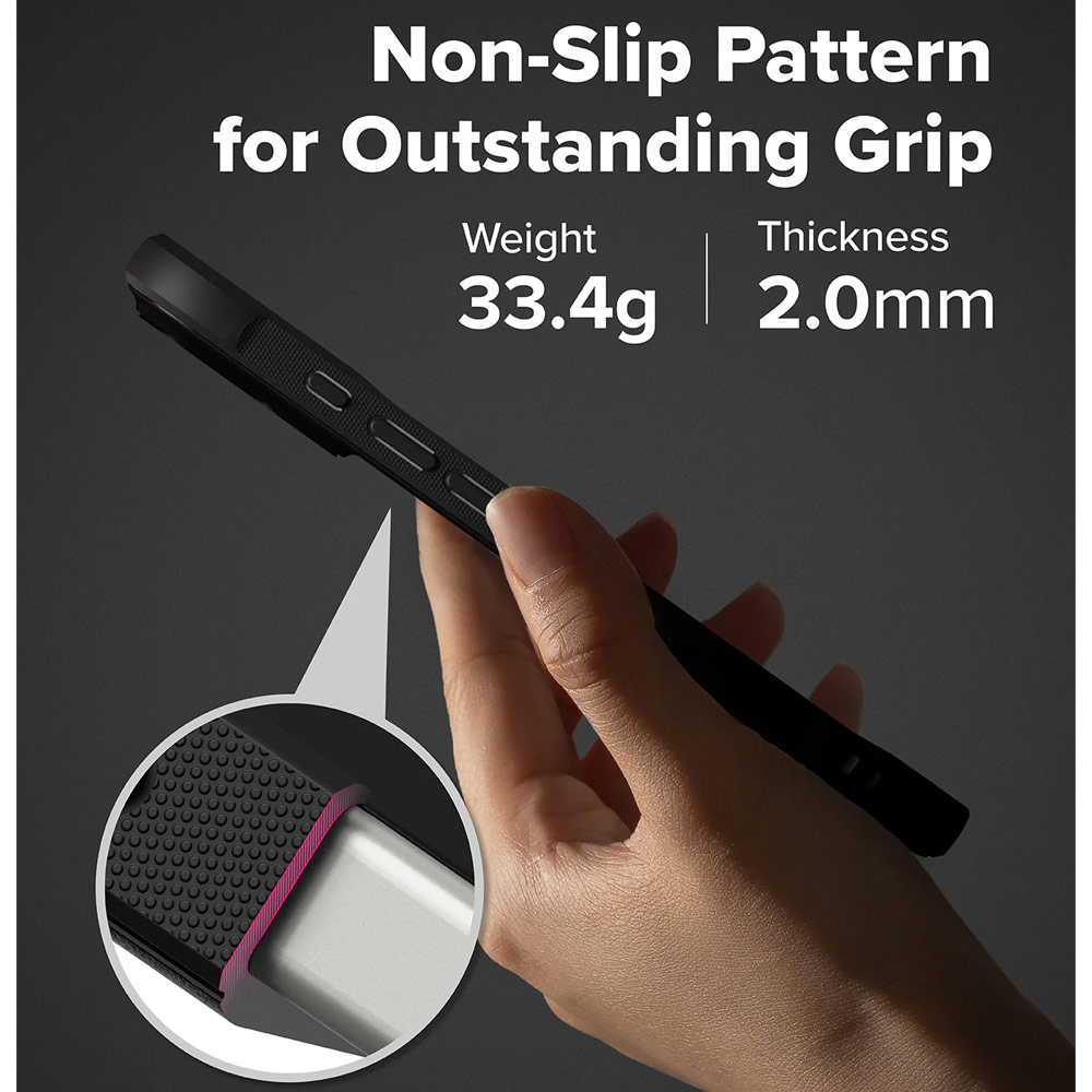 Picture of Apple iPhone 17 6.3 Case | Ringke Onyx TPU Anti Finger Print Anti Slip Drop Protection Case for iPhone 17 6.3 (Black)