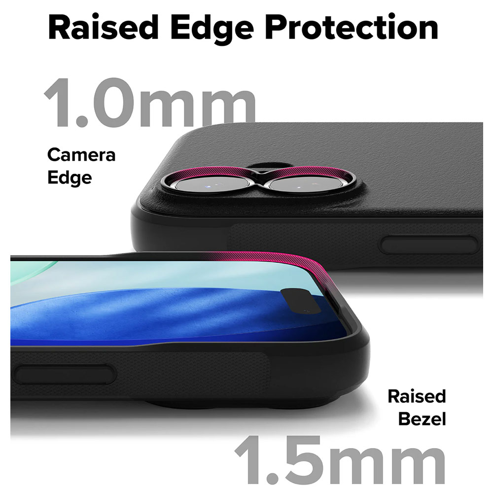 Picture of Apple iPhone 17 6.3 Case | Ringke Onyx TPU Anti Finger Print Anti Slip Drop Protection Case for iPhone 17 6.3 (Black)