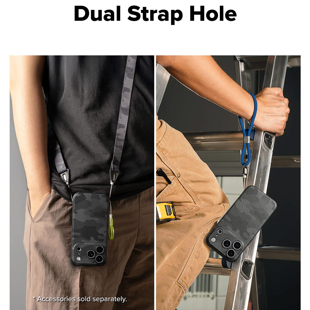 Picture of Apple iPhone 17 Pro Max 6.9 Case | Ringke Onyx Design TPU Anti Finger Print Anti Slip Drop Protection Case for iPhone 17 Pro Max 6.9 (Camo Black)