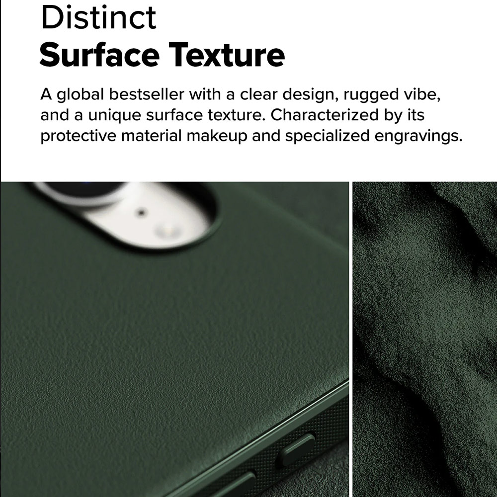 Picture of Apple iPhone 16e Case | Ringke Onyx Heavy Duty TPU Drop Protection Case for iPhone 16e (Dark Green)