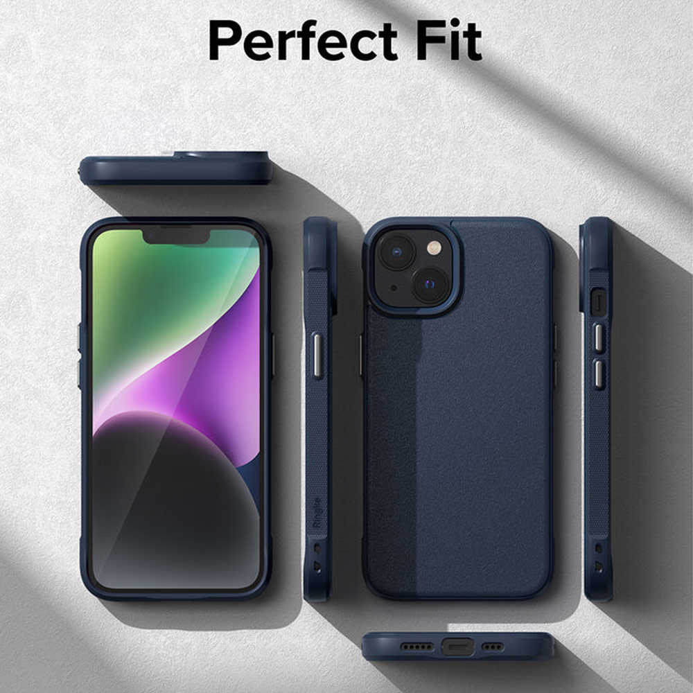 Picture of Apple iPhone 14 6.1 Case | Ringke Onyx Tough Heavy Duty Protection Case for Apple iPhone 14 6.1 (Navy)