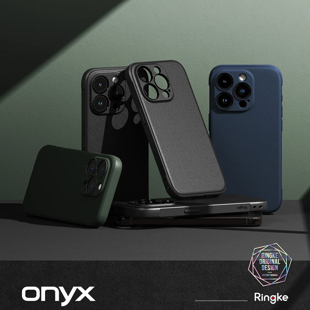Picture of Apple iPhone 15 Pro Max 6.7 Case | Ringke Onyx Tough Heavy Duty Slim Light Drop Protection Case for Apple iPhone 15 Pro Max 6.7 (Navy)