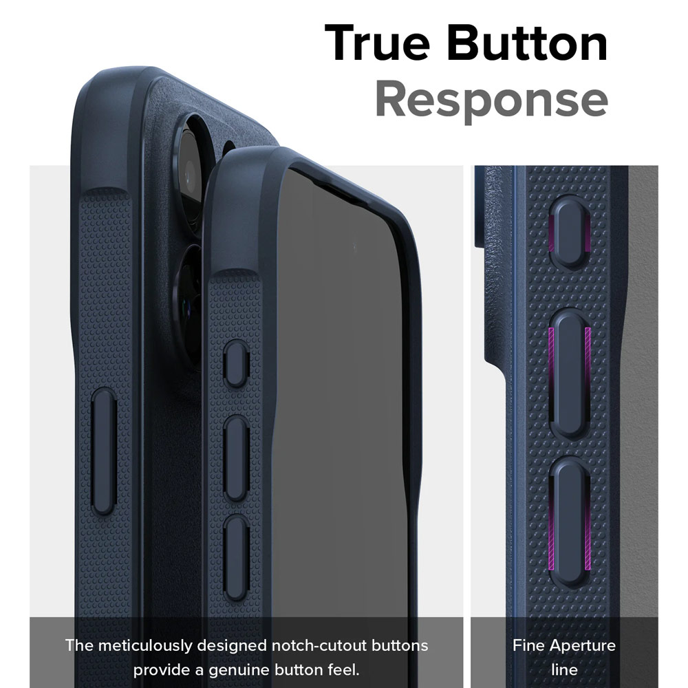 Picture of Apple iPhone 15 Pro Max 6.7 Case | Ringke Onyx Tough Heavy Duty Slim Light Drop Protection Case for Apple iPhone 15 Pro Max 6.7 (Navy)