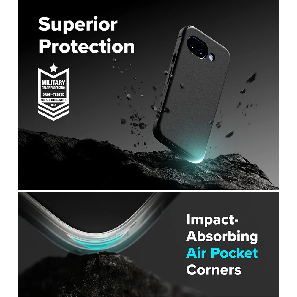 Picture of Google Pixel 10a Case | Ringke Onyx Magnetic Slim TPU Protection Case for Google Pixel 10a (Black)