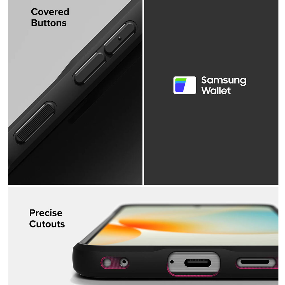 Picture of Samsung Galaxy A57 Case | Ringke Onyx Slim TPU Protection Case for Samsung Galaxy A57 (Camo Black)