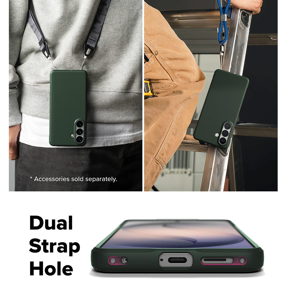 Picture of Samsung Galaxy S26 Plus Case | Ringke Onyx Slim TPU Protection Case for Samsung Galaxy S26 Plus (Dark Green)