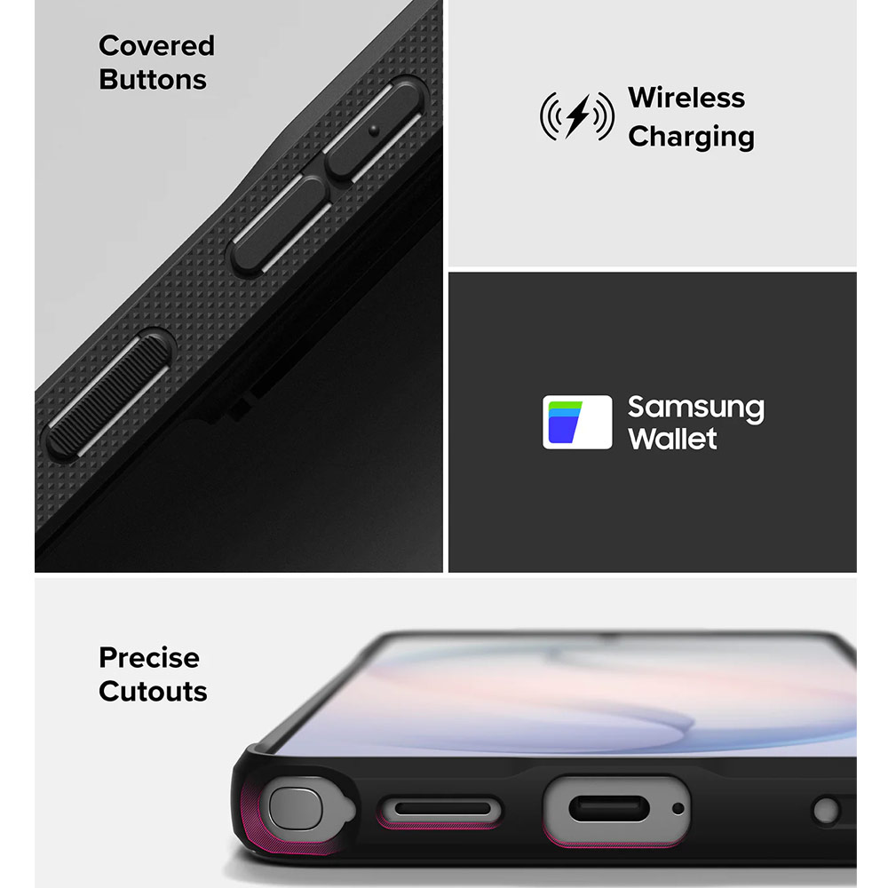 Picture of Samsung Galaxy S26 Ultra Case | Ringke Onyx Slim TPU Protection Case for Samsung Galaxy S26 Ultra (Black)