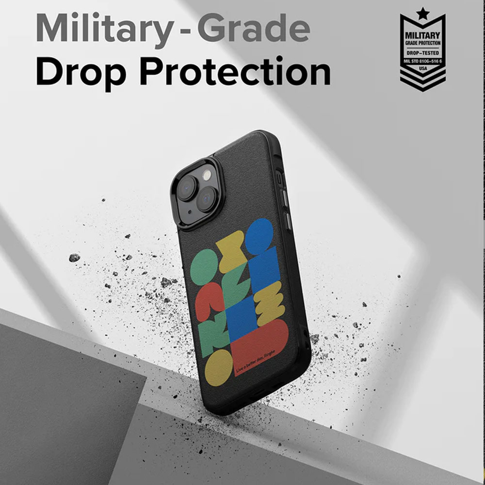 Picture of Apple iPhone 14 6.1 Case | Ringke Onyx Design Tough Heavy Duty Protection Case for Apple iPhone 14 6.1 (X)