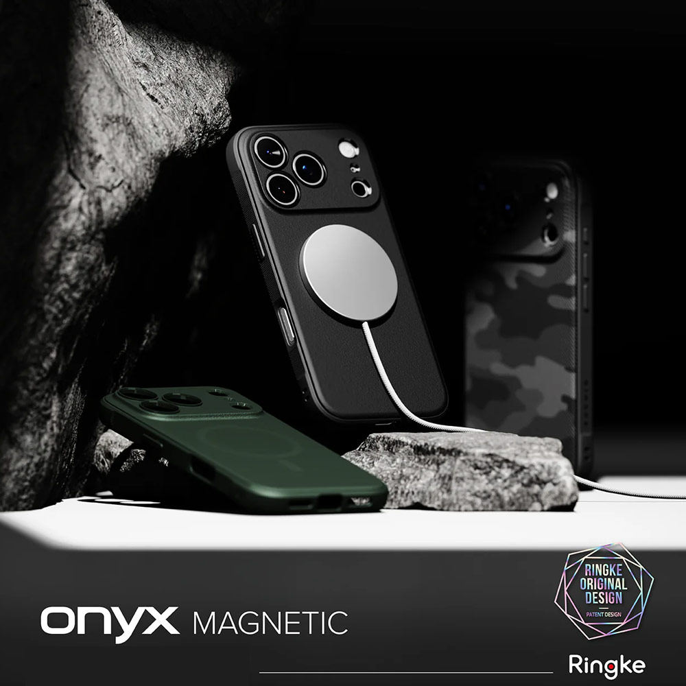 Picture of Apple iPhone 17 Pro Max 6.9 Case | Ringke Onyx Magnetic TPU Anti Finger Print Anti Slip Drop Protection Case for iPhone 17 Pro Max 6.9 (Black)