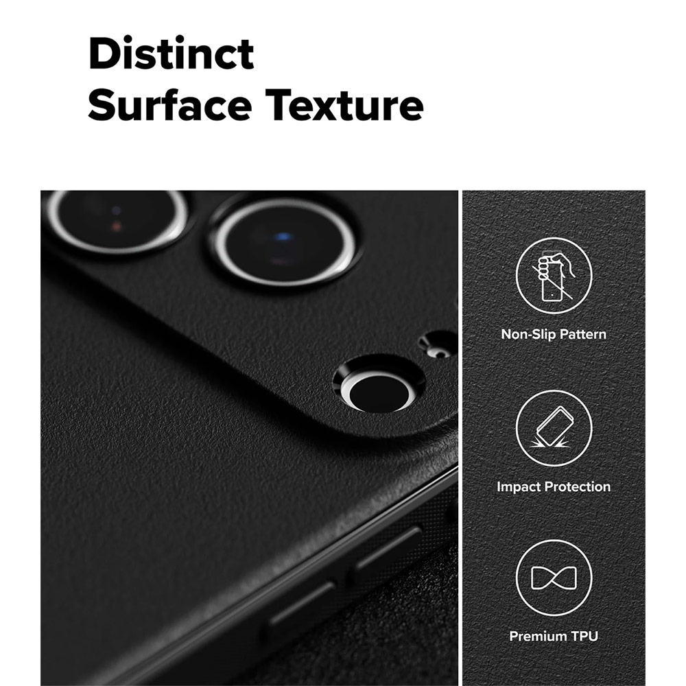 Picture of Apple iPhone 17 Pro Max 6.9 Case | Ringke Onyx Magnetic TPU Anti Finger Print Anti Slip Drop Protection Case for iPhone 17 Pro Max 6.9 (Black)