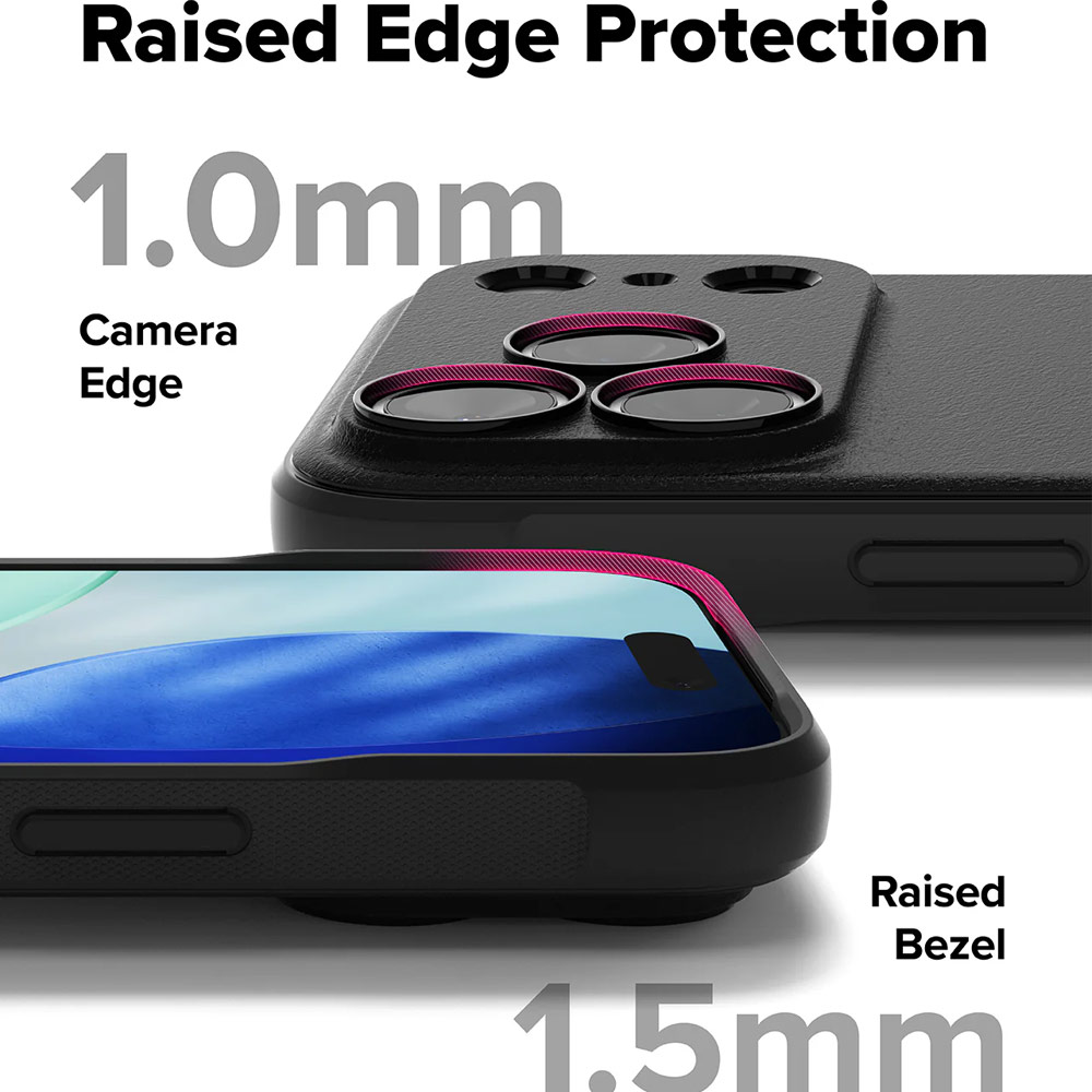 Picture of Apple iPhone 17 Pro Max 6.9 Case | Ringke Onyx Magnetic TPU Anti Finger Print Anti Slip Drop Protection Case for iPhone 17 Pro Max 6.9 (Black)