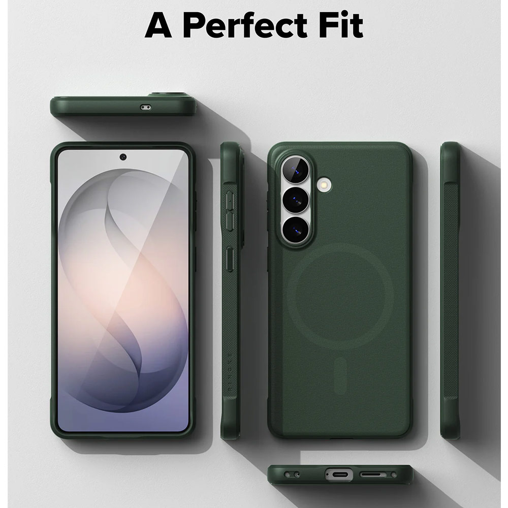 Picture of Samsung Galaxy S26 Case | Ringke Onyx Magnetic Slim TPU Protection Case for Samsung Galaxy S26 (Dark Green)