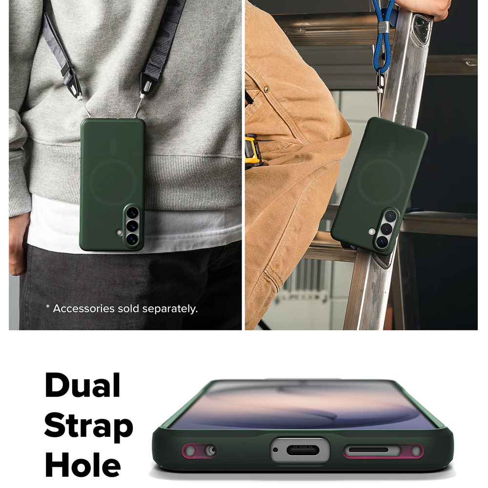 Picture of Samsung Galaxy S26 Case | Ringke Onyx Magnetic Slim TPU Protection Case for Samsung Galaxy S26 (Dark Green)