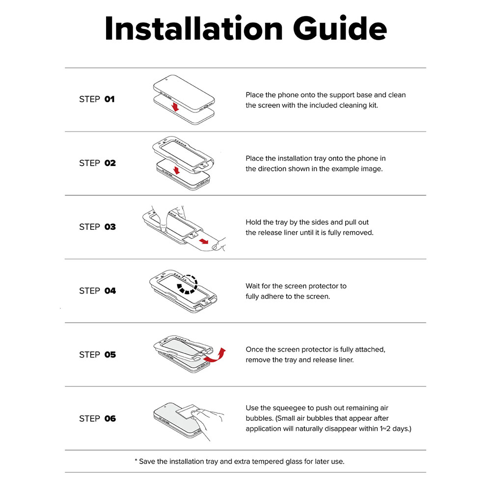 Picture of Samsung Galaxy S26 Ultra Screen Protector | Ringke Easy Slide Tempered Glass Screen Protector for Samsung Galaxy S26 Ultra (Privacy Anti Peep) 2pcs