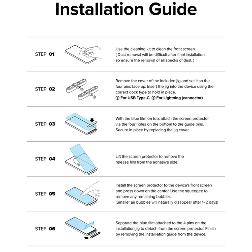 Picture of Apple iPhone 15 Pro Max 6.7 Screen Protector | Ringke Tempered Glass Full Cover Glass Screen Protector with Installation Jig Helper for iPhone 15 Pro Max 6.7 (Privacy Anti View Peep SpyBlack)