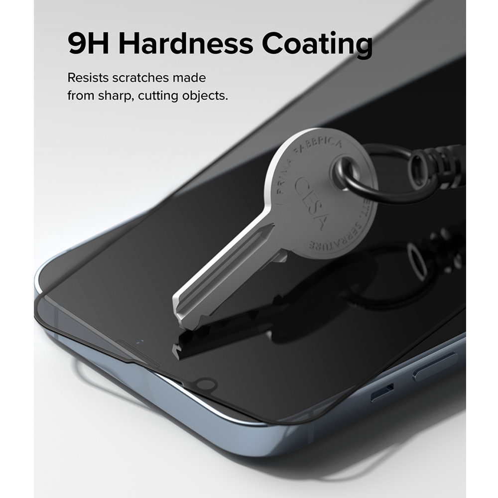 Picture of Apple iPhone 13 Pro 6.1 Screen Protector | Ringke Privacy Anti View Tempered Glass Screen Protector for Apple iPhone 13 Pro iPhone 13 6.1 (Privacy)