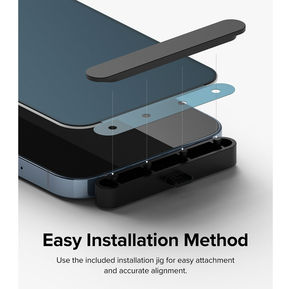 Picture of Apple iPhone 13 Pro 6.1 Screen Protector | Ringke Privacy Anti View Tempered Glass Screen Protector for Apple iPhone 13 Pro iPhone 13 6.1 (Privacy)