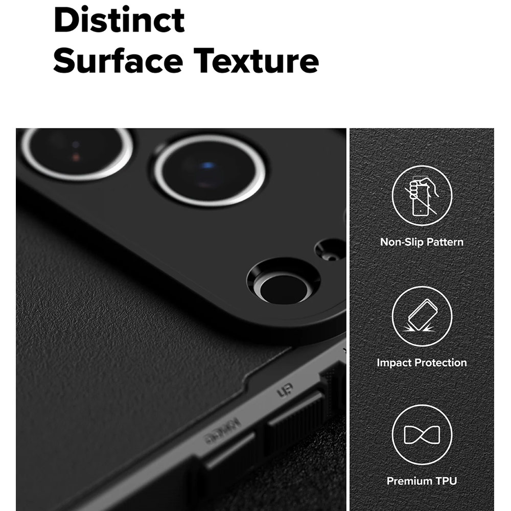 Picture of Apple iPhone 17 Pro 6.3 Case | Ringke Rugged Gear Magnetic Compatible Drop Protection Case for iPhone 17 Pro 6.3 (Black)