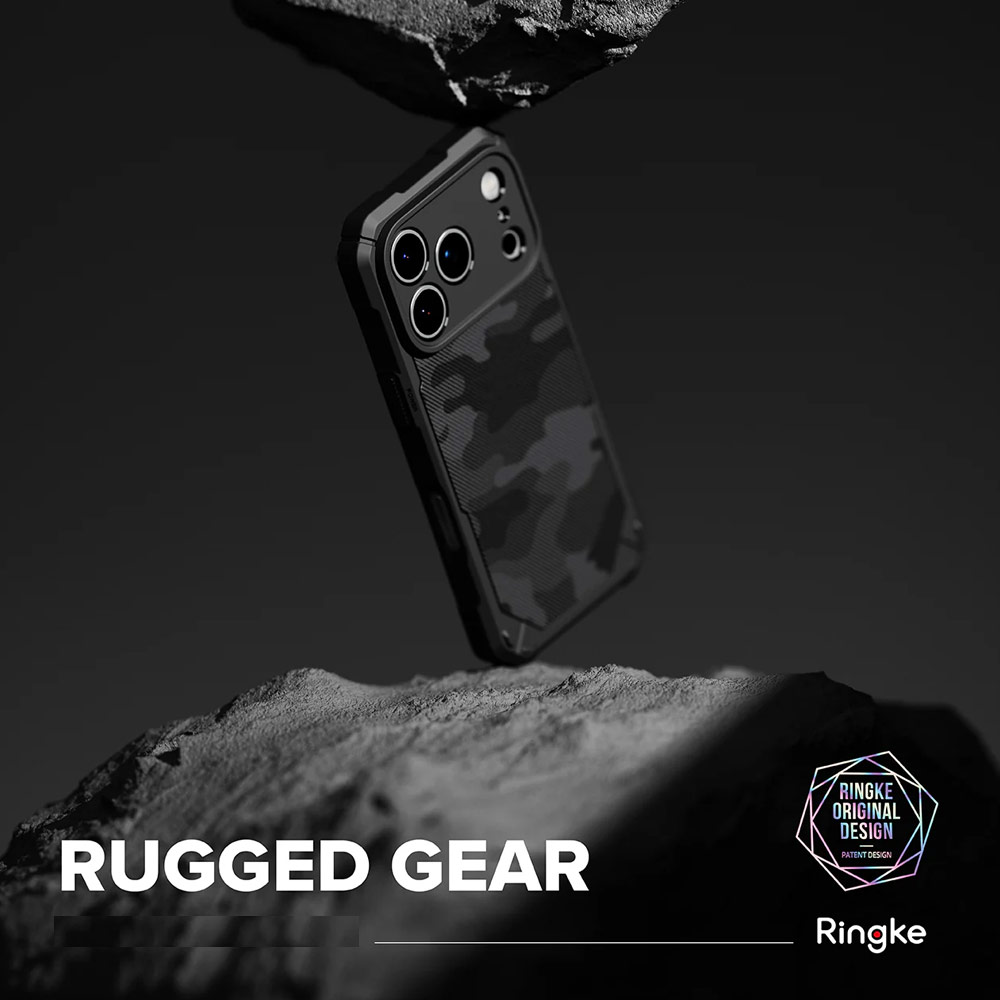Picture of Apple iPhone 17 Pro Max 6.9 Case | Ringke Rugged Gear Drop Protection Case for iPhone 17 Pro Max 6.9 (Camo Black)