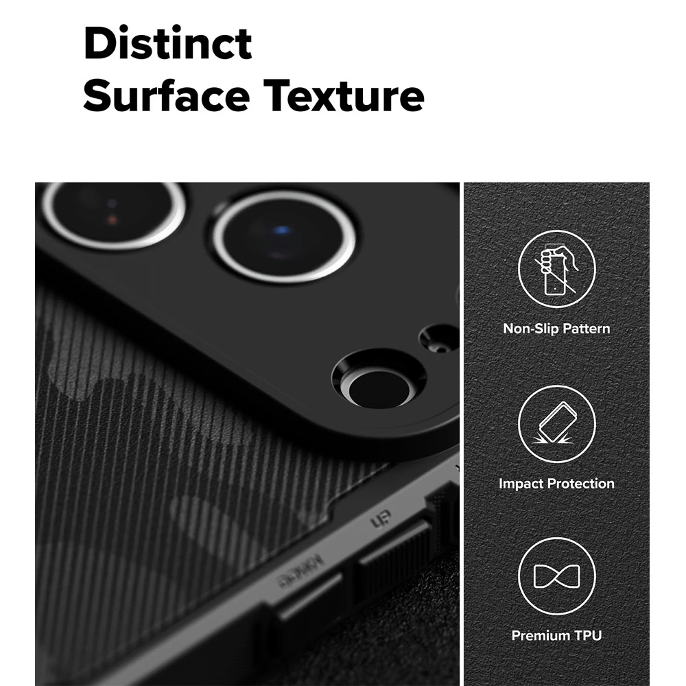 Picture of Apple iPhone 17 Pro Max 6.9 Case | Ringke Rugged Gear Drop Protection Case for iPhone 17 Pro Max 6.9 (Camo Black)