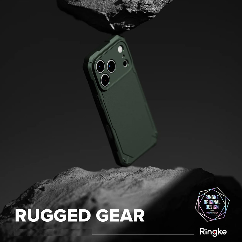 Picture of Apple iPhone 17 Pro Max 6.9 Case | Ringke Rugged Gear Drop Protection Case for iPhone 17 Pro Max 6.9 (Dark Green)