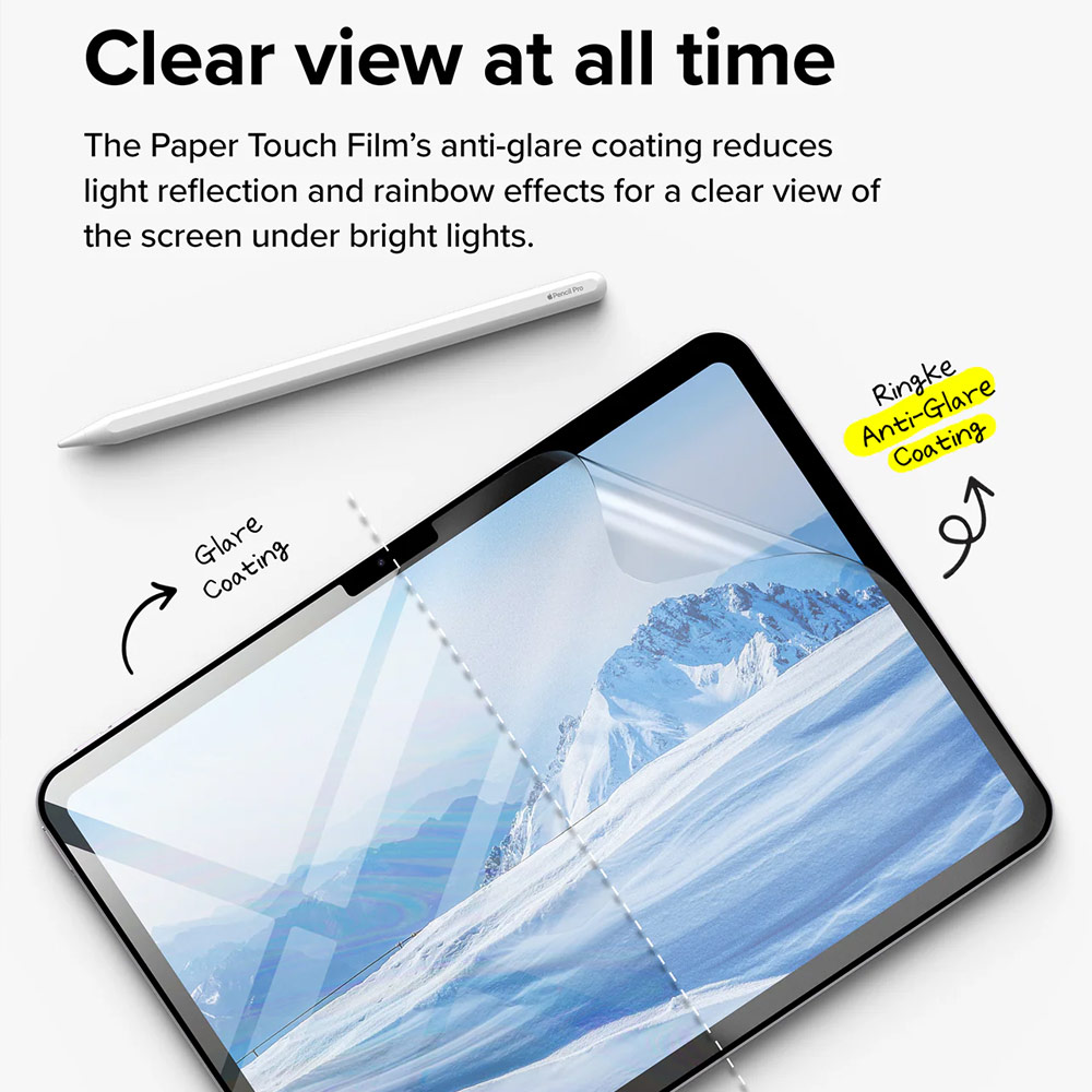 Picture of Apple iPad Air 13  M2 2024 Screen Protector | Ringke Soft Film Screen Protector  for iPad Air 13 M2 2024 M3 2025 (2pcs)