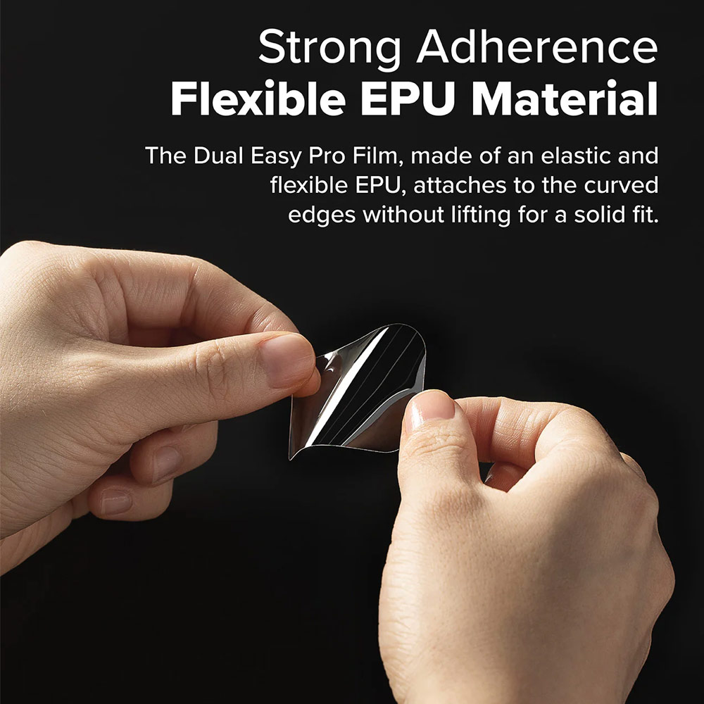 Picture of Apple Watch 10 46mm Screen Protector | Ringke Screen Protector Dual Easy Film Pro High Quality EPU Self Healing Anti Finger Print Soft Screen Protector for Apple Watch Series 10 46mm (Clear) 2pcs