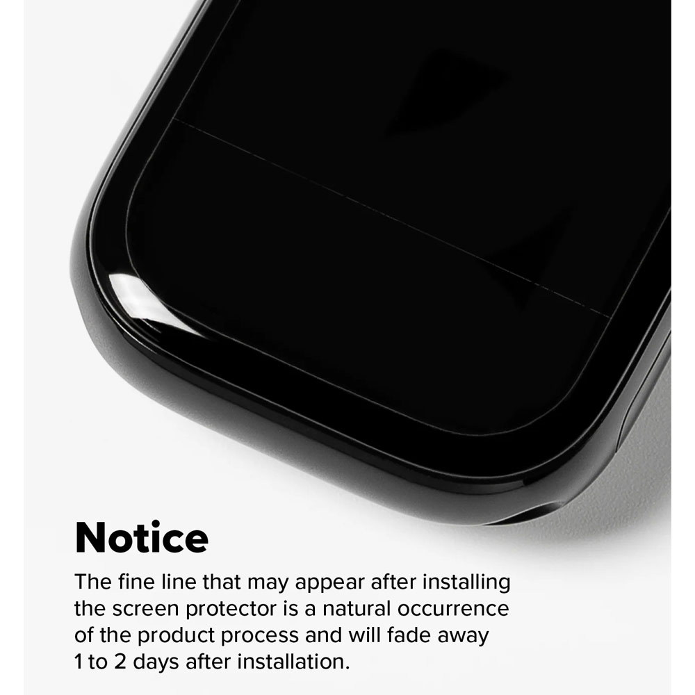 Picture of Apple Watch 10 46mm Screen Protector | Ringke Screen Protector Dual Easy Film Pro High Quality EPU Self Healing Anti Finger Print Soft Screen Protector for Apple Watch Series 10 46mm (Clear) 2pcs