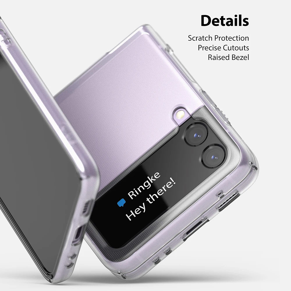 Picture of Samsung Galaxy Z Flip 3 Case | Ringke Slim Protection Clear Case for Samsung Galaxy Z Flip 3 (Clear)