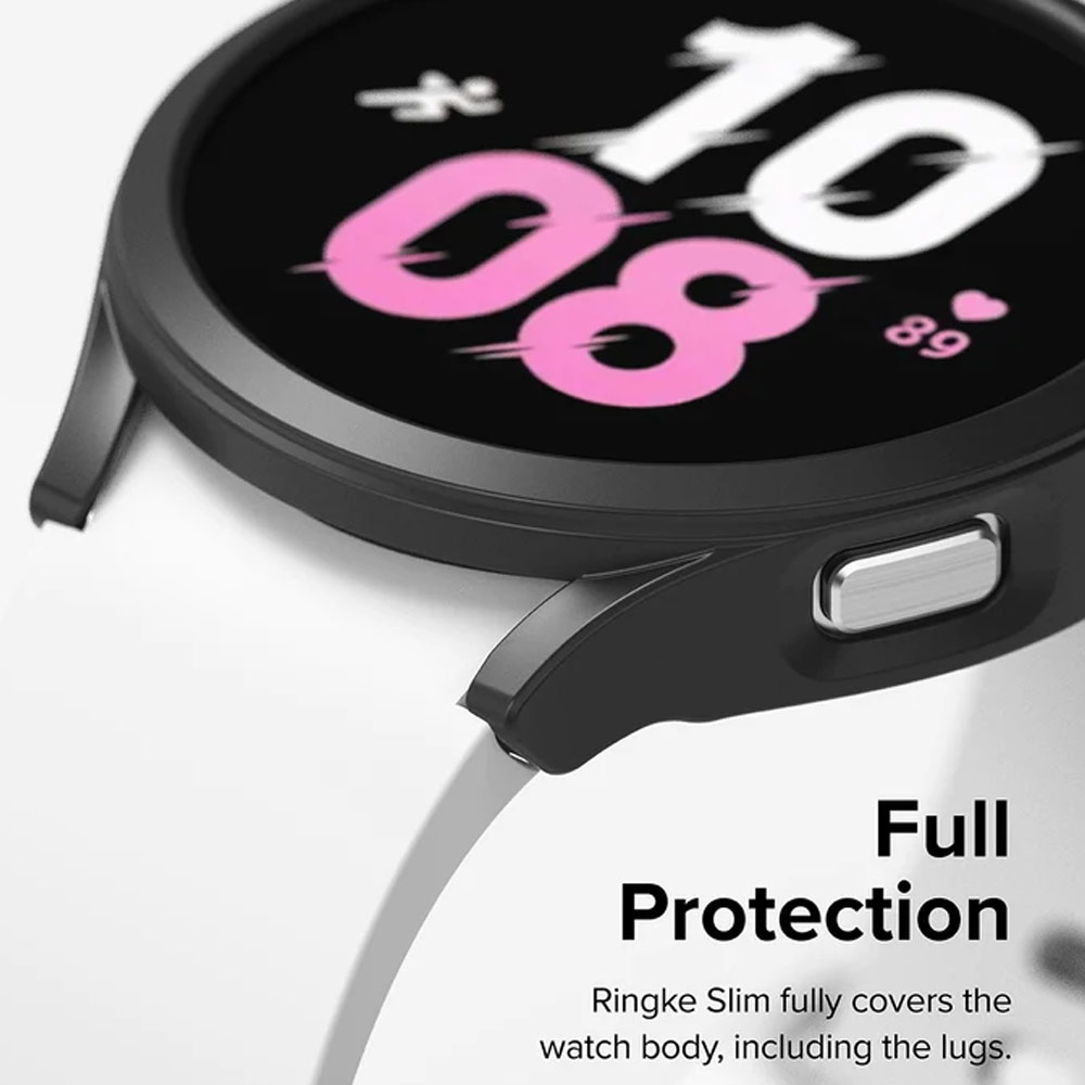 Picture of Samsung Galaxy Watch 5 44mm Case | Ringke Slim Case Durable PC Protection Case for Samsung Galaxy Watch 5 Series 44mm (Dark Chrome)