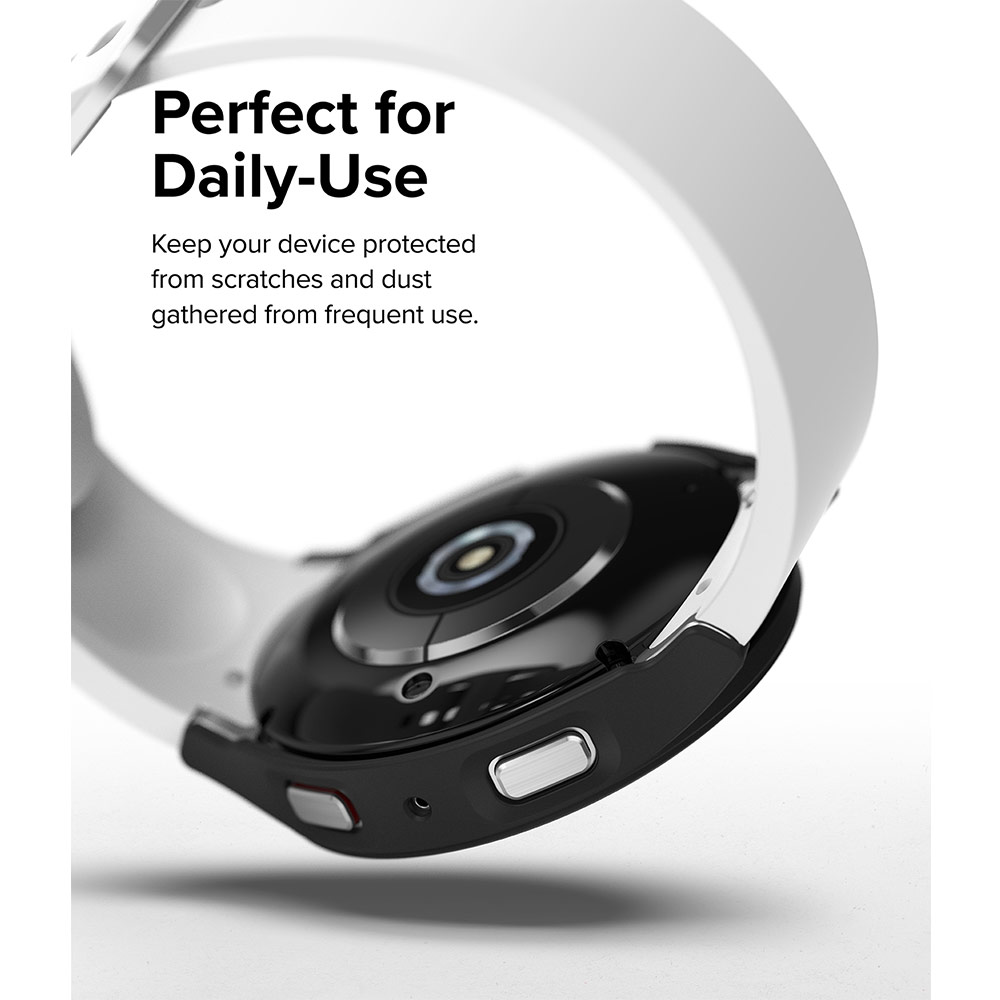 Picture of Samsung Galaxy Watch 5 44mm Case | Ringke Slim Case Durable PC Protection Case for Samsung Galaxy Watch 5 Series 44mm (Matte Black)