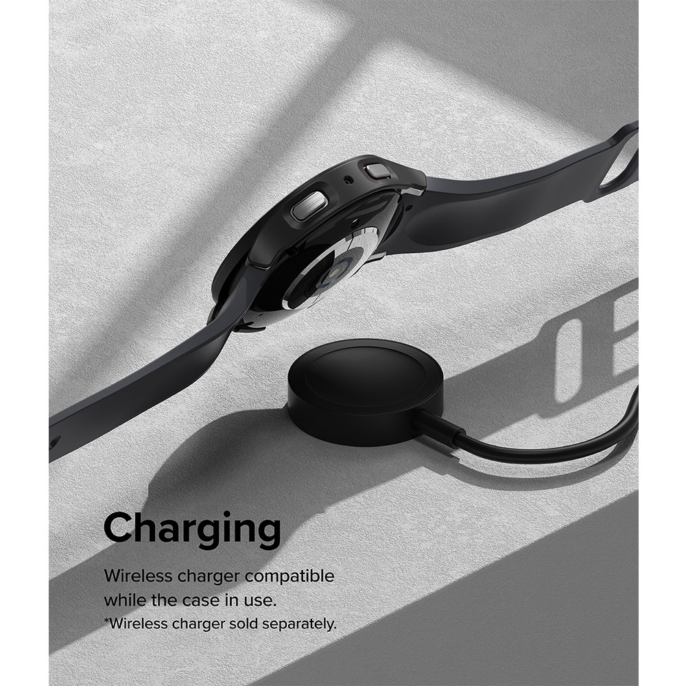 Picture of Samsung Galaxy Watch 5 44mm Case | Ringke Slim Case Durable PC Protection Case for Samsung Galaxy Watch 5 Series 44mm (Matte Black)