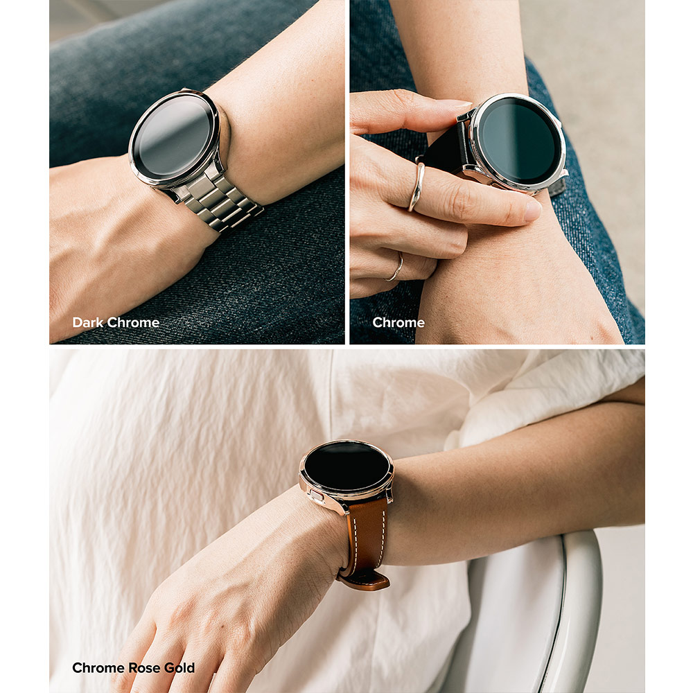 Picture of Samsung Galaxy Watch 5 44mm Case | Ringke Slim Case Durable PC Protection Case for Samsung Galaxy Watch 5 Series 44mm (Matte Black)