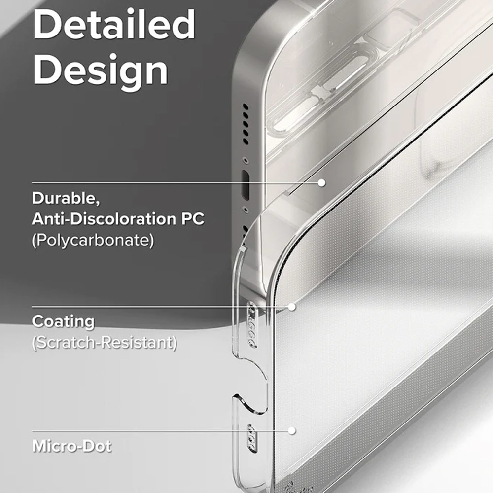 Picture of Apple iPhone 14 6.1 Case | Ringke Slim Protection Anti Yellowing Crystal Clear Case for Apple iPhone 14 6.1 (Clear)