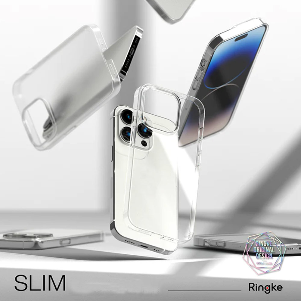 Picture of Apple iPhone 14 Pro 6.1 Case | Ringke Slim Protection Anti Yellowing Crystal Clear Case for Apple iPhone 14 Pro 6.1 (Clear)