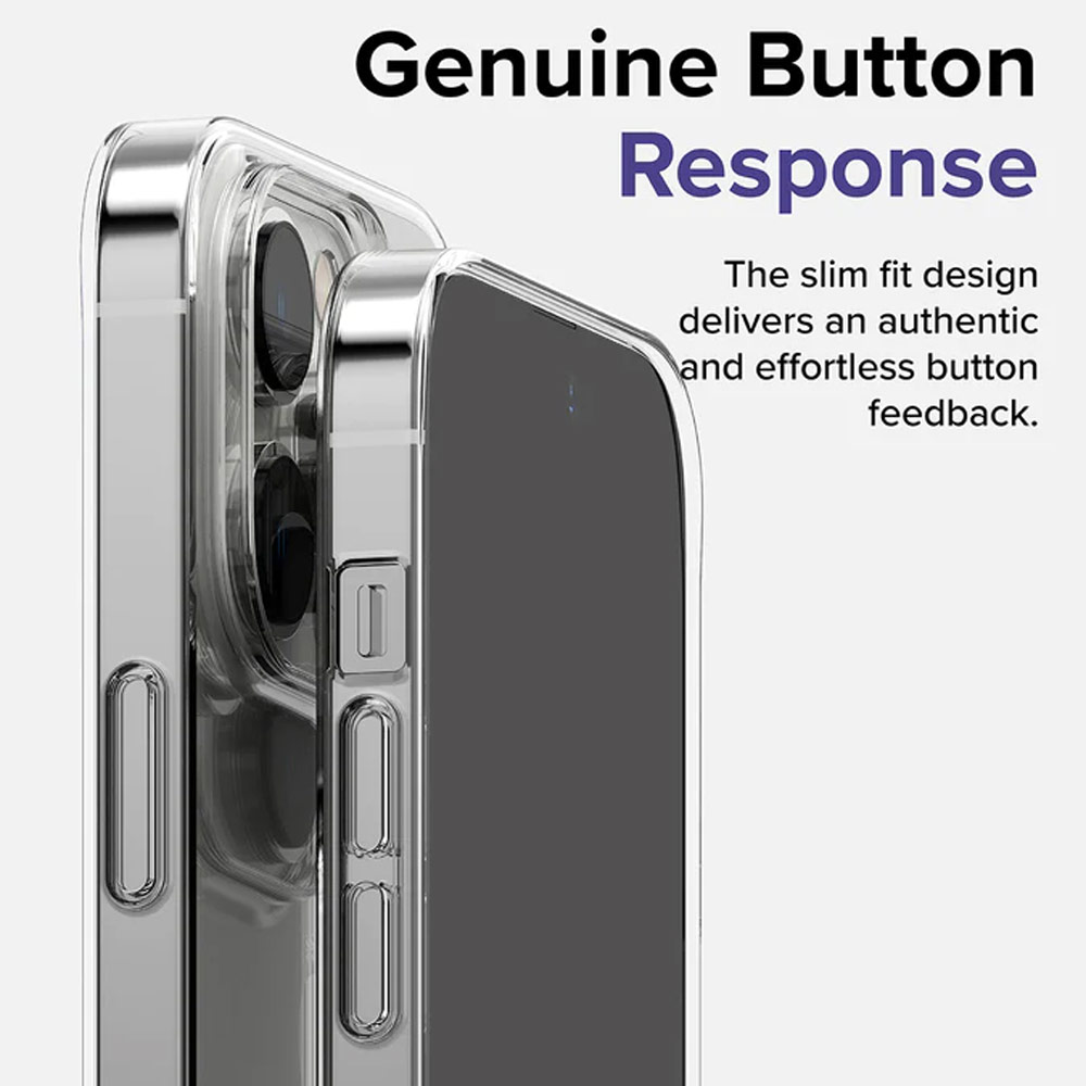 Picture of Apple iPhone 14 Pro 6.1 Case | Ringke Slim Protection Anti Yellowing Crystal Clear Case for Apple iPhone 14 Pro 6.1 (Clear)