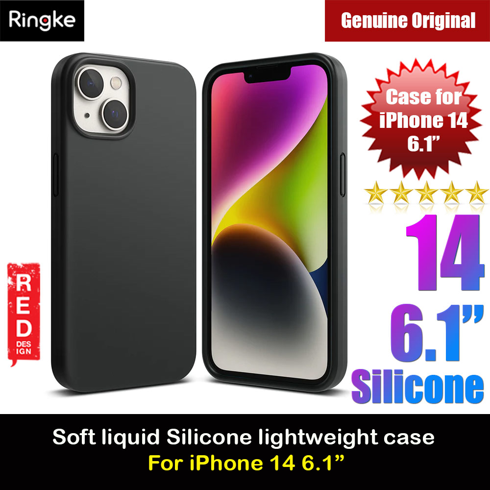 Picture of Ringke Soft Liquid Silicone Protection Case for iPhone 14 6.1 (Black) Apple iPhone 14 6.1- Apple iPhone 14 6.1 Cases, Apple iPhone 14 6.1 Covers, iPad Cases and a wide selection of Apple iPhone 14 6.1 Accessories in Malaysia, Sabah, Sarawak and Singapore 